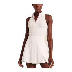 Abercrombie & Fitch Collared Ribbed Sleeveless Tank Knit Top (NWOT)